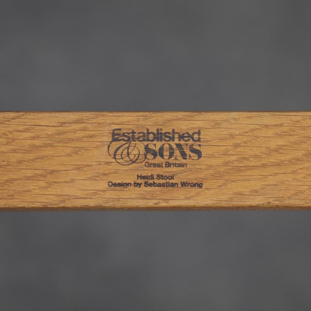 Heidistool Barstools by Sebastian Wrong for Established & Sons, 2000s, Set of 2 For Sale - Image 11 of 12