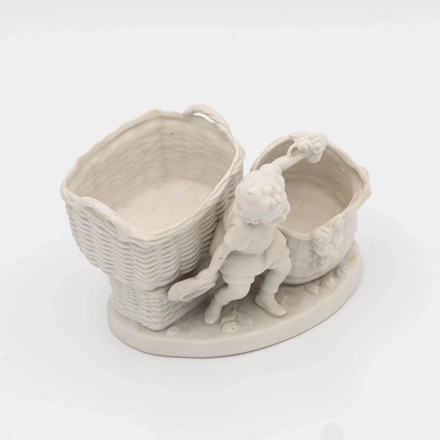 Early 20th Century Parian Figural Group With Baskets For Sale In New York - Image 6 of 7