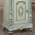 Celadon Pair 19th Century French Louis XVI Painted Nightstands With Carrara Marble For Sale - Image 8 of 18