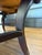 Attributed to Hickory Chair Company Flame Mahogany Round Coffee Table With Brass Sabots For Sale - Image 11 of 12