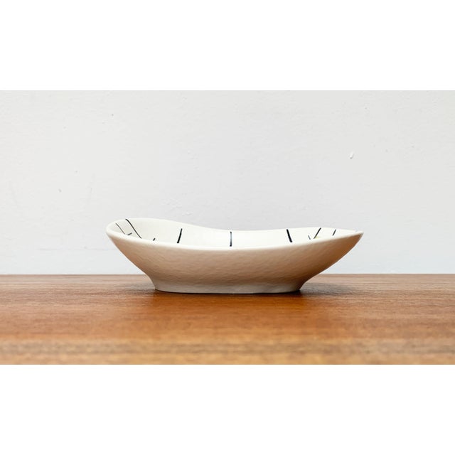 West German Mosaic Pottery Bowl, 1960s, in Very Good conditions. Designed 1960 to 1969