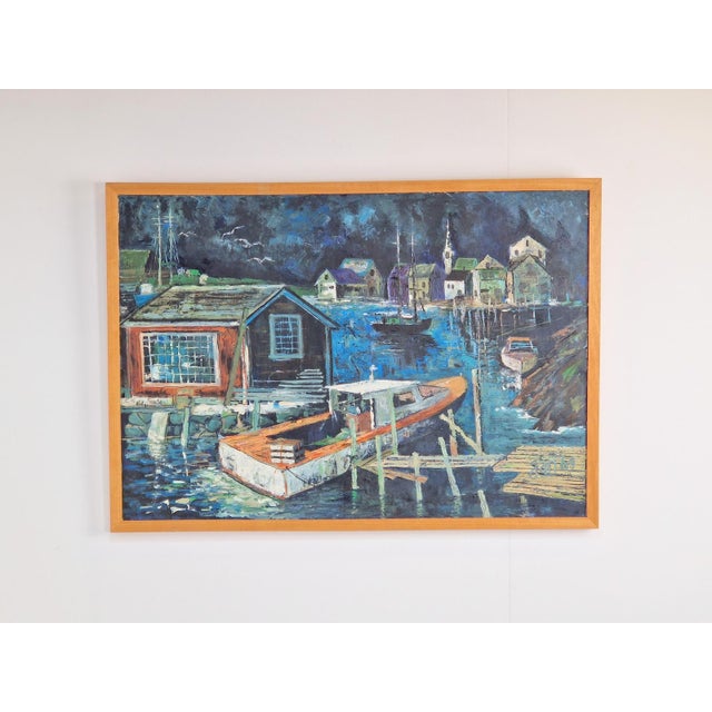 Harbor View, 1969, Acrylic on Canvas For Sale - Image 3 of 11