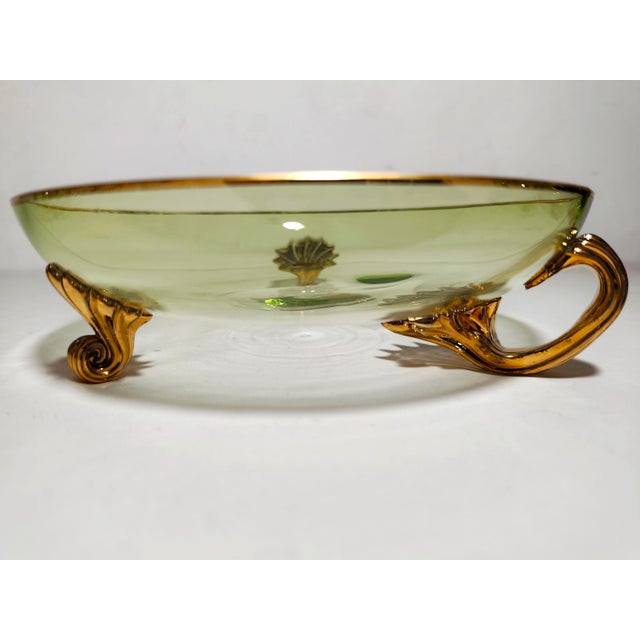 Venetian Crystal Punch Set, Italy, 1940s, Set of 13 For Sale - Image 3 of 12