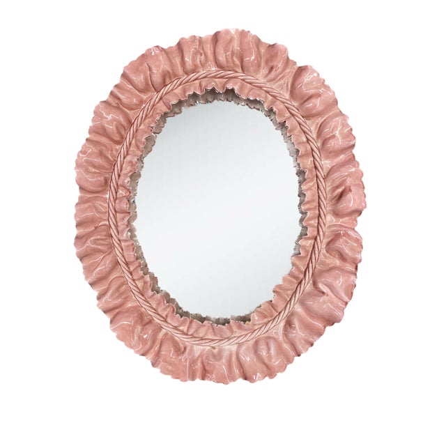 Ceramic Mirrors Attributed to Fausto Melotti For Sale - Image 4 of 5