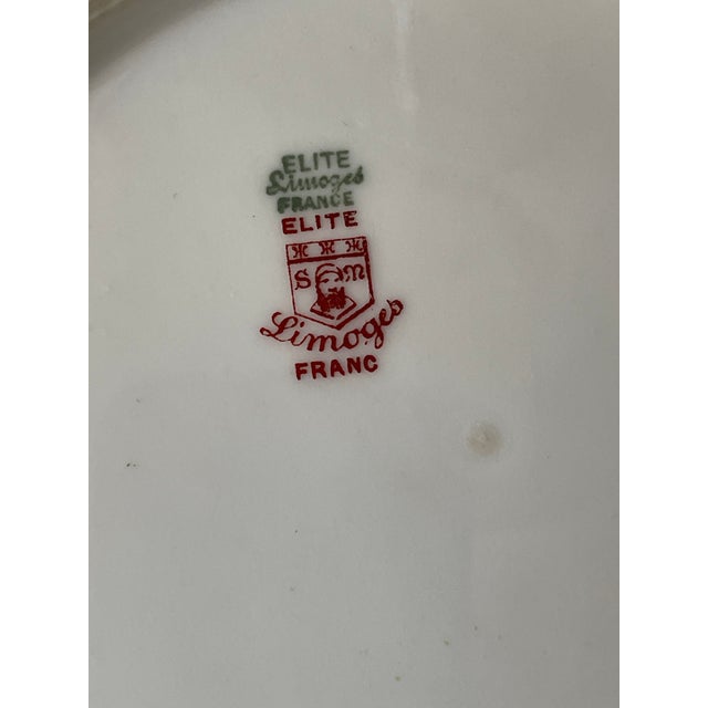 Ceramic Antique Limoges France Marie-Louise Portrait Porcelain Plate For Sale - Image 7 of 8