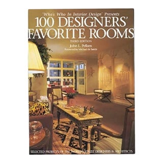 1980s 100 Designers' Favorite Rooms Book For Sale