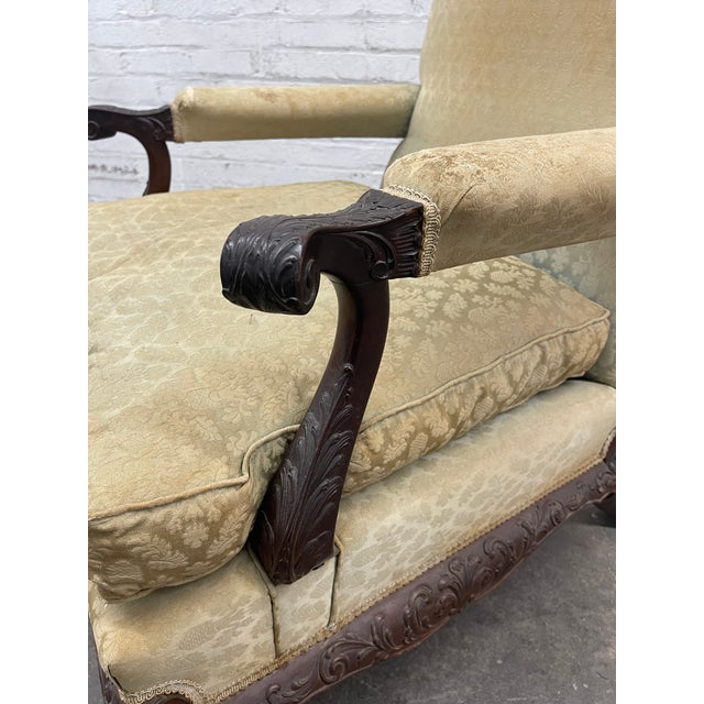 Antique 19th Century English Chippendale Open Arm Host Chair For Sale - Image 9 of 13