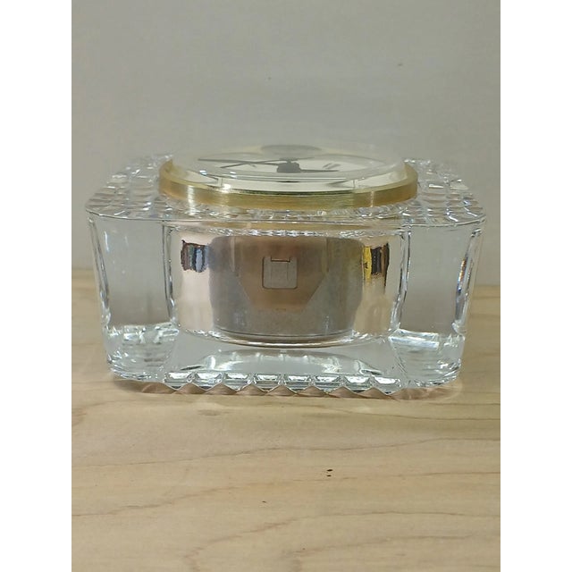 1990s Vintage MCM Staiger Quartz Square Clock – W. Germany For Sale - Image 5 of 6