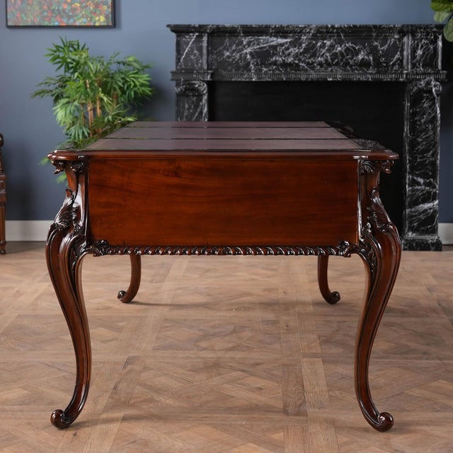 Wood Niagara Furniture French Writing Desk For Sale - Image 7 of 11