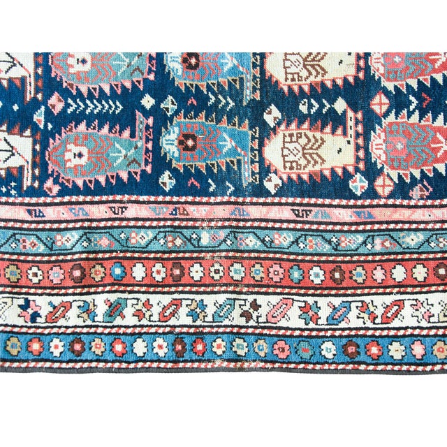 Early 20th Century Persian Ganjeh Rug For Sale - Image 9 of 16