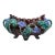 French Majolica Purple Flowers Jardinière, Circa 1880 For Sale
