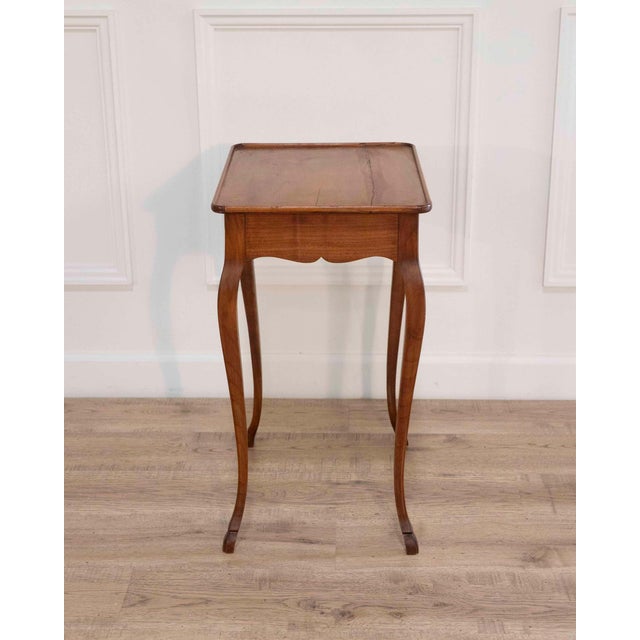 Wood Small Louis XV Style Fruitwood Side Table, Early 20th Century For Sale - Image 7 of 8