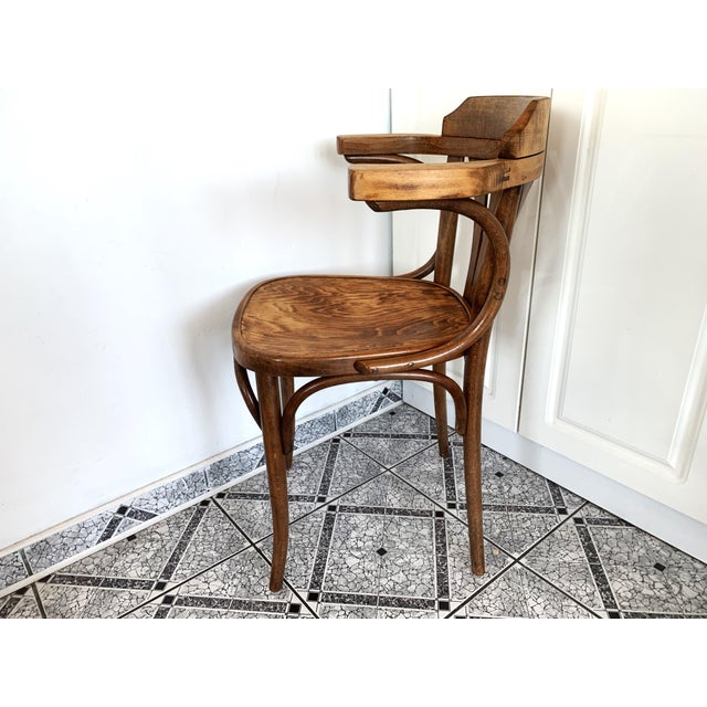 Wood Bentwood Bistro Armchair, 1950s For Sale - Image 7 of 18