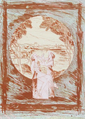 Susan Hall, Edge of the Woods, Lithograph