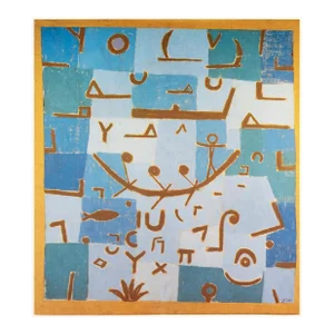 1989 After Paul Klee "Legend of the Nile", Full-Color Print From France