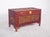 Antique Painted Oriental Carved Chest For Sale - Image 3 of 14