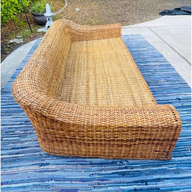 Monumental in both size & style, this is a stunning boho statement piece! Attributed to designer Michael Taylor and called...