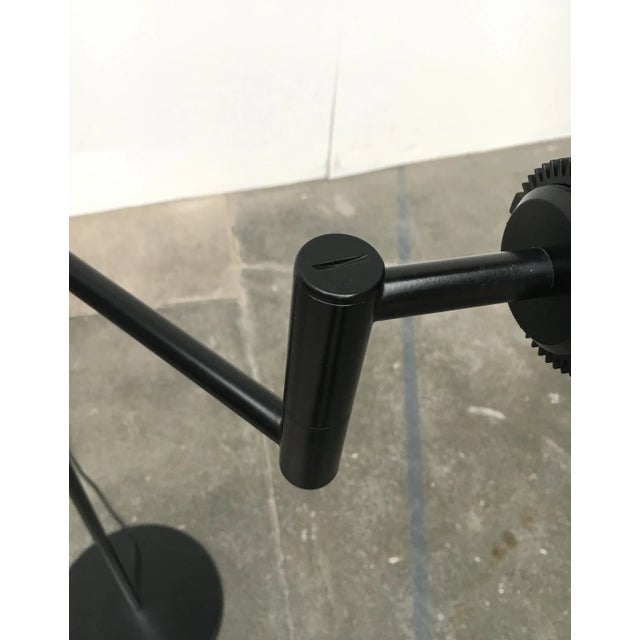 Black Vintage Floor Lamp by V. Frauenknecht for Swisslamps International For Sale - Image 8 of 18