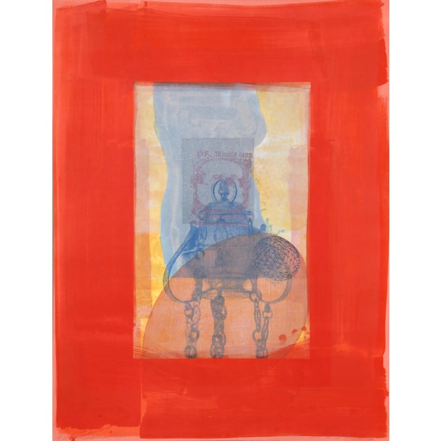 Red from the Being Series, Michael David Lithograph For Sale - Image 4 of 4