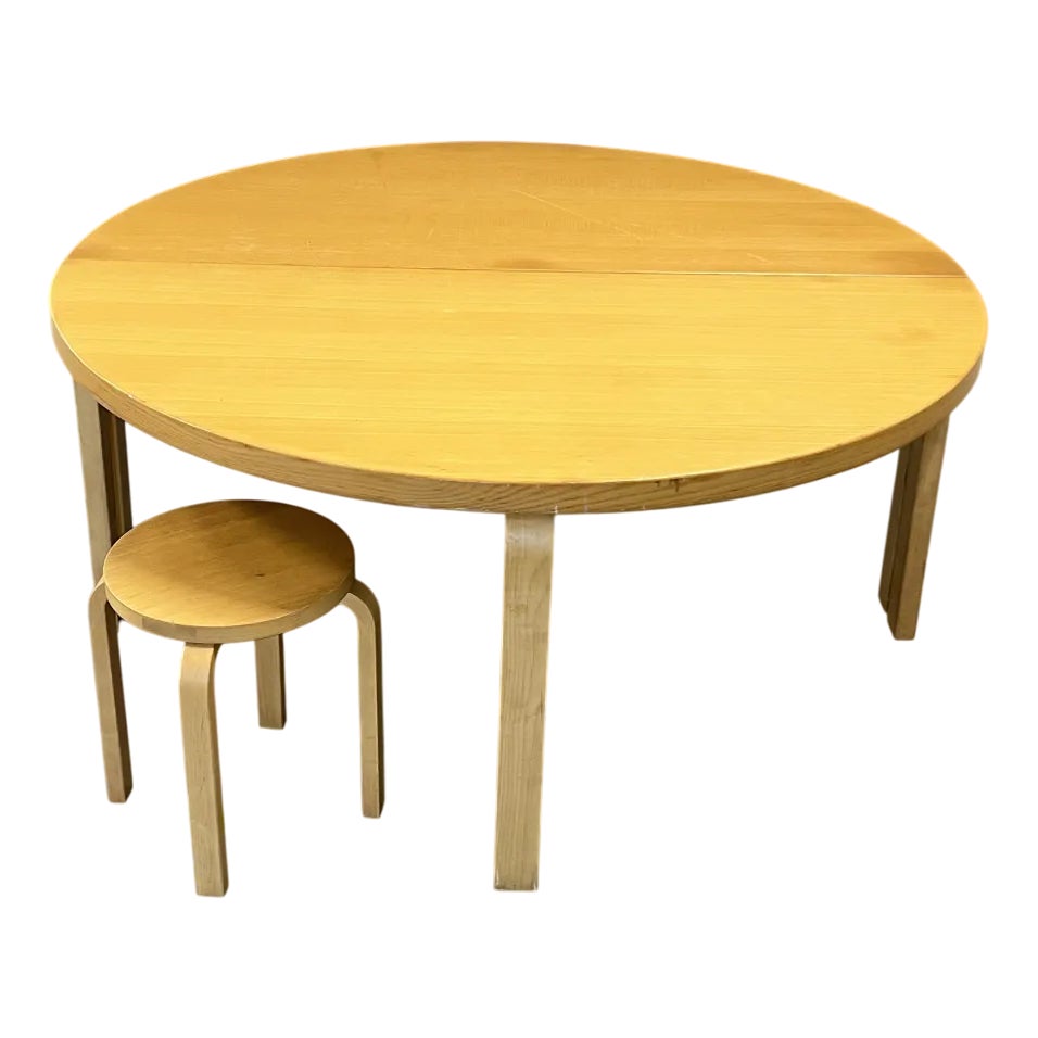 Vintage Dining Table Model 96 by Alvar Aalto for Artek | Chairish