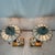 Italian Porcelain Monkey/Parisol Lamps With Gold Leaf Bases For Sale - Image 14 of 15