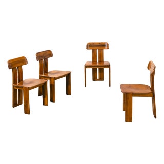 Sapporo Chairs by Mario Marenco for Mobil Girgi, 1970s, Set of 4 For Sale