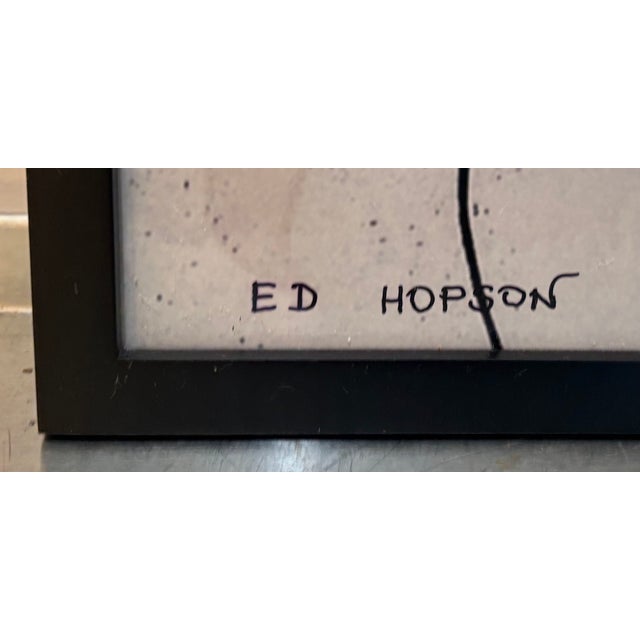 Postmodern Ed Hopson Postmodern Framed Nude Print For Sale - Image 3 of 3