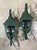 Pair of Vintage Solid Brass Outdoor Wall Lanterns - 22”h X 7”.5 W X 7”.5 D For Sale - Image 15 of 16
