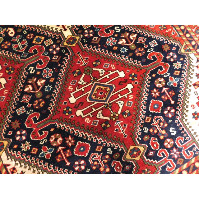 Vintage Persian Rug. 4'3"x 7' For Sale In Los Angeles - Image 6 of 12