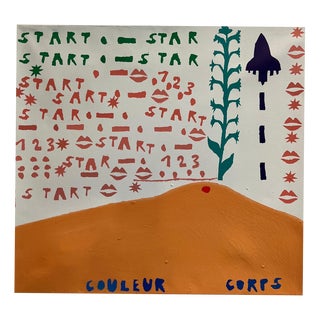 Alexandre Schaller, Start, Acrylic on Canvas, 1992 For Sale
