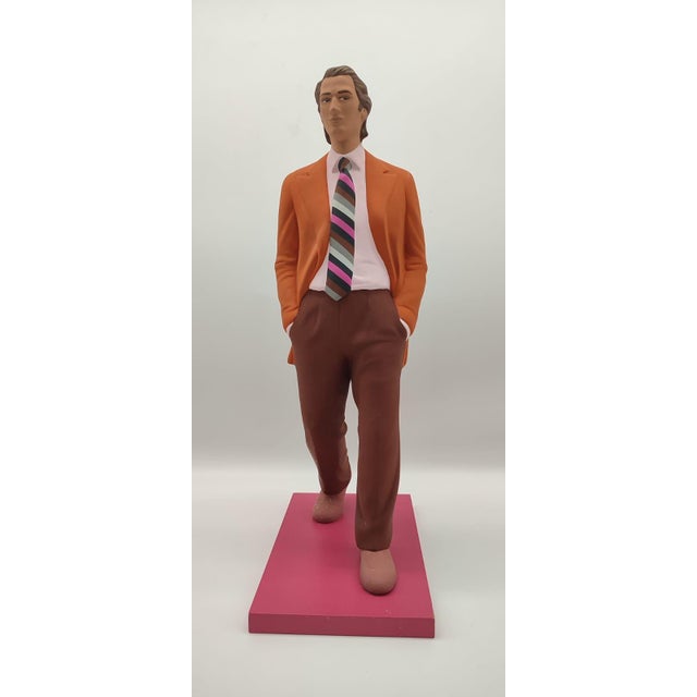 Guy Brantschen, Monti Man Sculpture, 2004, Ceramic For Sale - Image 9 of 9