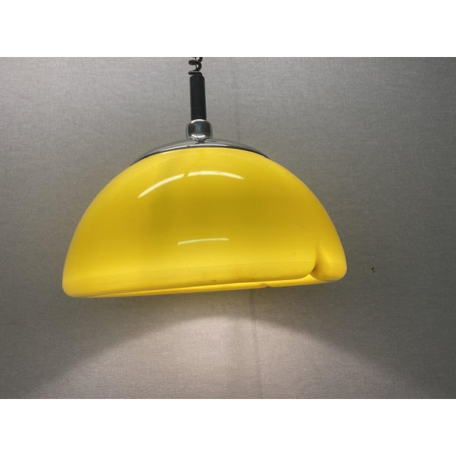 Space Age Mushroom Ceiling Lamp in Yellow by Cosack, 1960s For Sale - Image 14 of 18