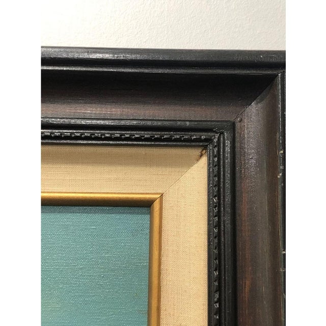 Traditional Vintage Oil Painting Seascape by Barbara Bennett For Sale - Image 3 of 4