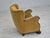 Mid-Century Modern Danish Armchair in Oak and Yellow Furniture Velour, 1960s For Sale - Image 3 of 18