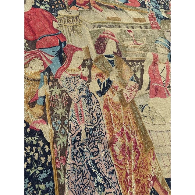 1970s French Vendanges Tapestry Screenprinted by Hand, 1970s For Sale - Image 5 of 18