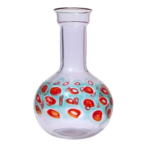 Cenedesse Murano Antonio Da Ros Vintage Alexandrite Purple Red Aqua Murrines Italian Art Glass Color Changing Flower Vase