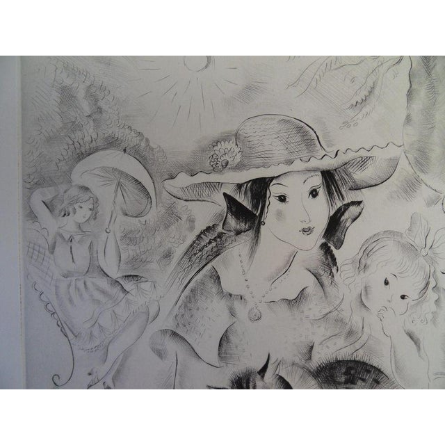 Modern Mily Possoz, Les jeunes filles, Etching For Sale - Image 3 of 9