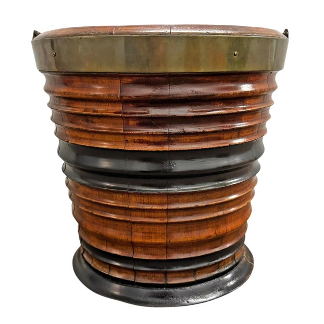 Early 19th Century George III Mahogany Peat Bucket For Sale In Chicago - Image 6 of 13