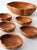Mid-Century Modern Mid 20th Century Mid-Century Modern Wood Serving Bowl Set For Sale - Image 3 of 15