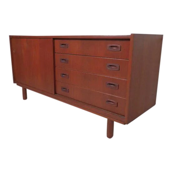 Vintage Danish Mid-Century Teak Cabinet For Sale