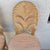 Vintage Venetian Grotto Style Carved Wood Palm Leaf Barstools Set of 2 For Sale - Image 4 of 15