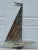 Folk Art Antique New England Copper Sailboat Weathervane For Sale - Image 3 of 5