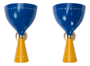 Italian Wall Lamps, 1950s, Set of 2