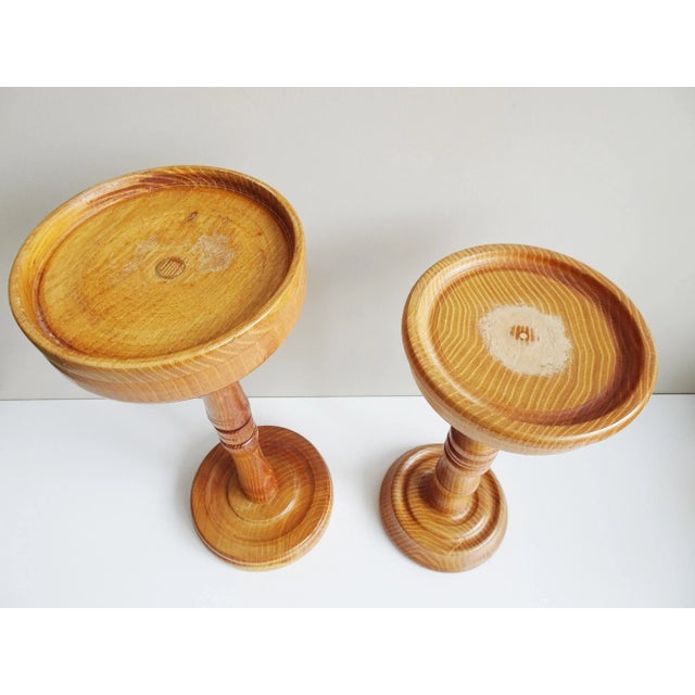 1960s Turned Plant Stand, Germany 1960s, Set of 2 For Sale - Image 5 of 11