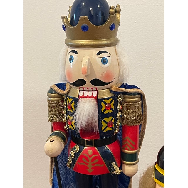 3 Vintage Herman Wood Nutcrackers Holiday For Sale - Image 4 of 5