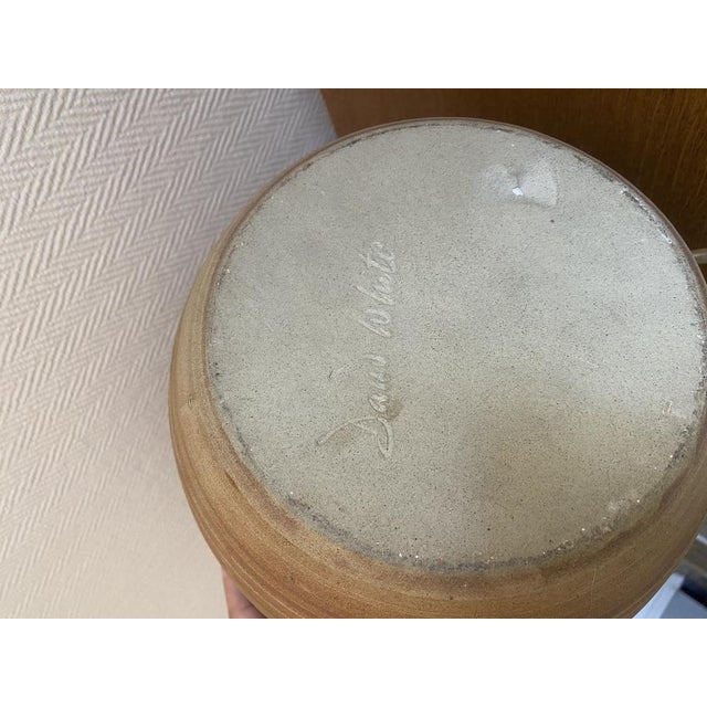 Large Mid-Century Modern Ceramic Lamp Base by David White, 1950s For Sale - Image 6 of 8
