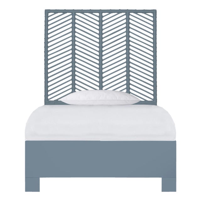 Liam Standard Bed Twin Extra Long - Regatta Blue For Sale