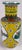 Yellow Chinese Famille Jaune Porcelain Vase With Figural Panels, Qianlong Mark, 20th C. For Sale - Image 8 of 12