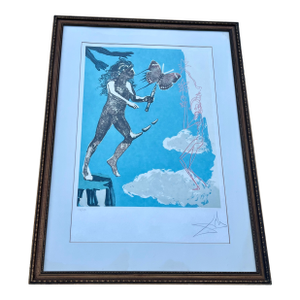 Salvador Dali Signed Lithograph 15/150 "Release of the Psychic Spirit" From the Magic Butterfly & the Dream Suite 1978