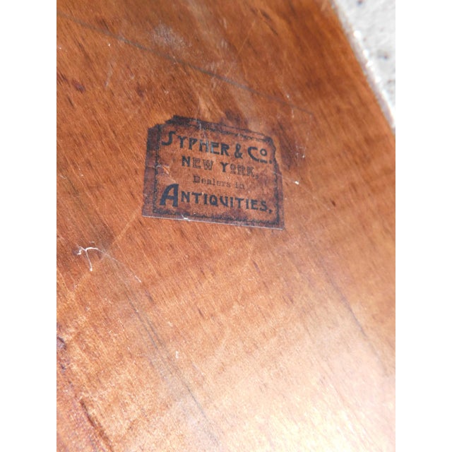 Sypher & Co. 19th Century Mahogany Block Front Chippendale Style Desk For Sale - Image 11 of 12